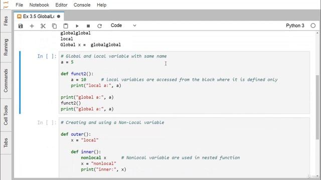 Part 17 Python Global Local and Nonlocal Variable Udemy смотреть онлайн