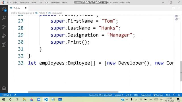 Typescript 147.what is polymorphism in typescript . смотреть онлайн