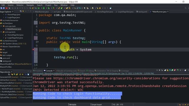 How to create Executable JAR of Maven Project | Run automation by running executable JAR file [2022 смотреть онлайн