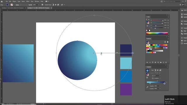 Adobe Illustrator Class 21 - Gradients Tool & Create Plastic Ballpoint Pen смотреть онлайн