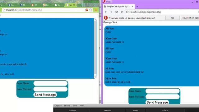 Simple Chat Application PHP & MySQL with khan Lecture 3 смотреть онлайн