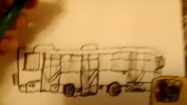 Рисуем автобус Волжанин 5270просто рисуем карандашом смотреть онлайн