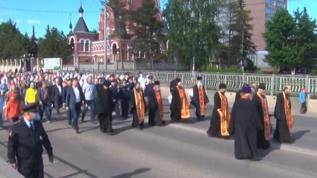В Ржев прибыл 22 Волжский Крестный ход Сегодня в 15 00 он отбывает из нашего города смотреть онлайн