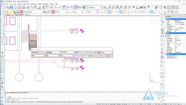Text - BricsCAD смотреть онлайн