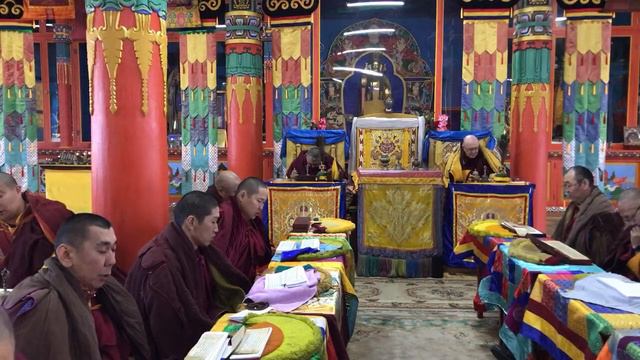 Санжадай хурал 28.10.2021 утренний молебен-продолжение.резервн.камера