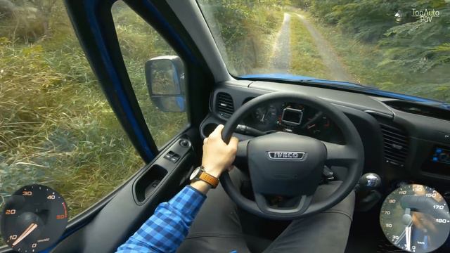 Iveco Daily 2.3 (100kW) |52| 4K TEST DRIVE POV - ORDINARY DAY, ACCELERATION & BRAKES🔸TopAutoPOV