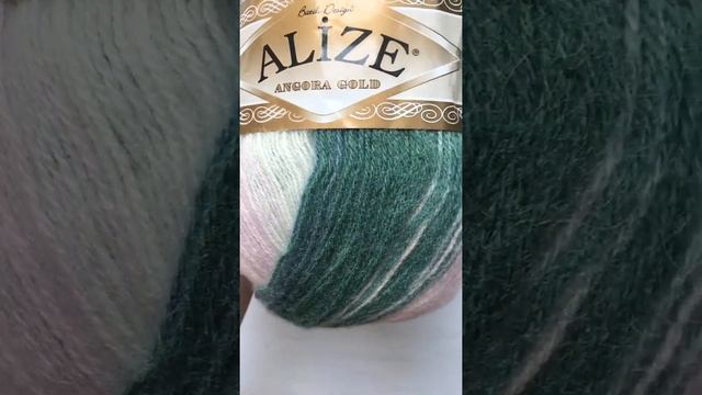 Подробный обзор пряжи Alize Batik Angora Gold(секционного крашения) №7116 смотреть онлайн