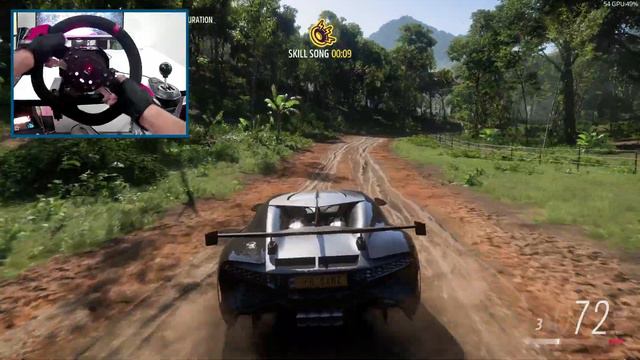 FORZA HORIZON 5 - PXN V10 Steering wheel 2023 game play смотреть онлайн