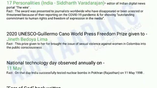 Current Affairs May 2020 || Monthly Current Affairs || Mission Sagar || INS Jalaswha || INS Kaveri смотреть онлайн