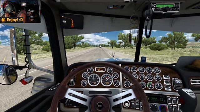 Peterbilt 389 w/ Cummins N14 | Hobbs - Fort Worth | ATS Gameplay 4K + wheel cam смотреть онлайн