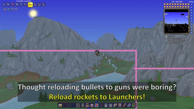 Terraria Overhaul in tMod 1.4 has no reloading mechanic... ─ So I added one by myself. смотреть онлайн