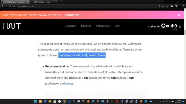 JWT: JSON Web Tokens - Getting Started with JWT. смотреть онлайн