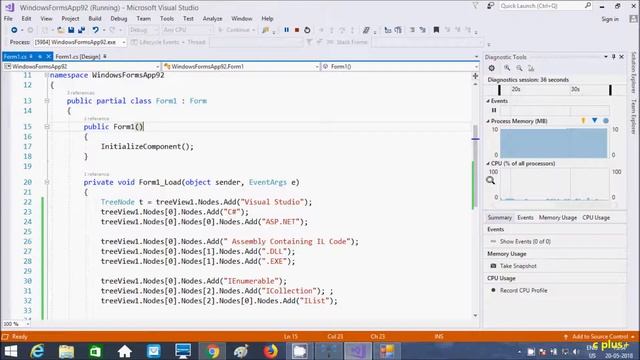 TreeView Control in C# Windows Application смотреть онлайн
