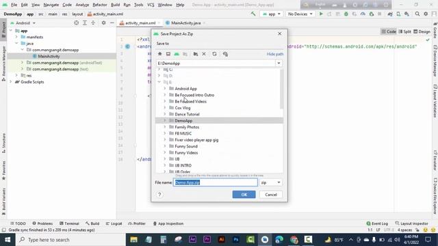 How to Export an Android Studio Project as a Zip File смотреть онлайн