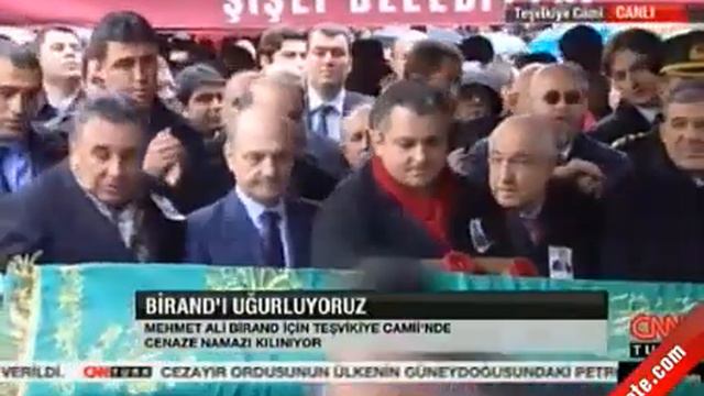 Mehmet Ali Birand Cenaze Töreni Görüntüleri 19.01.2013