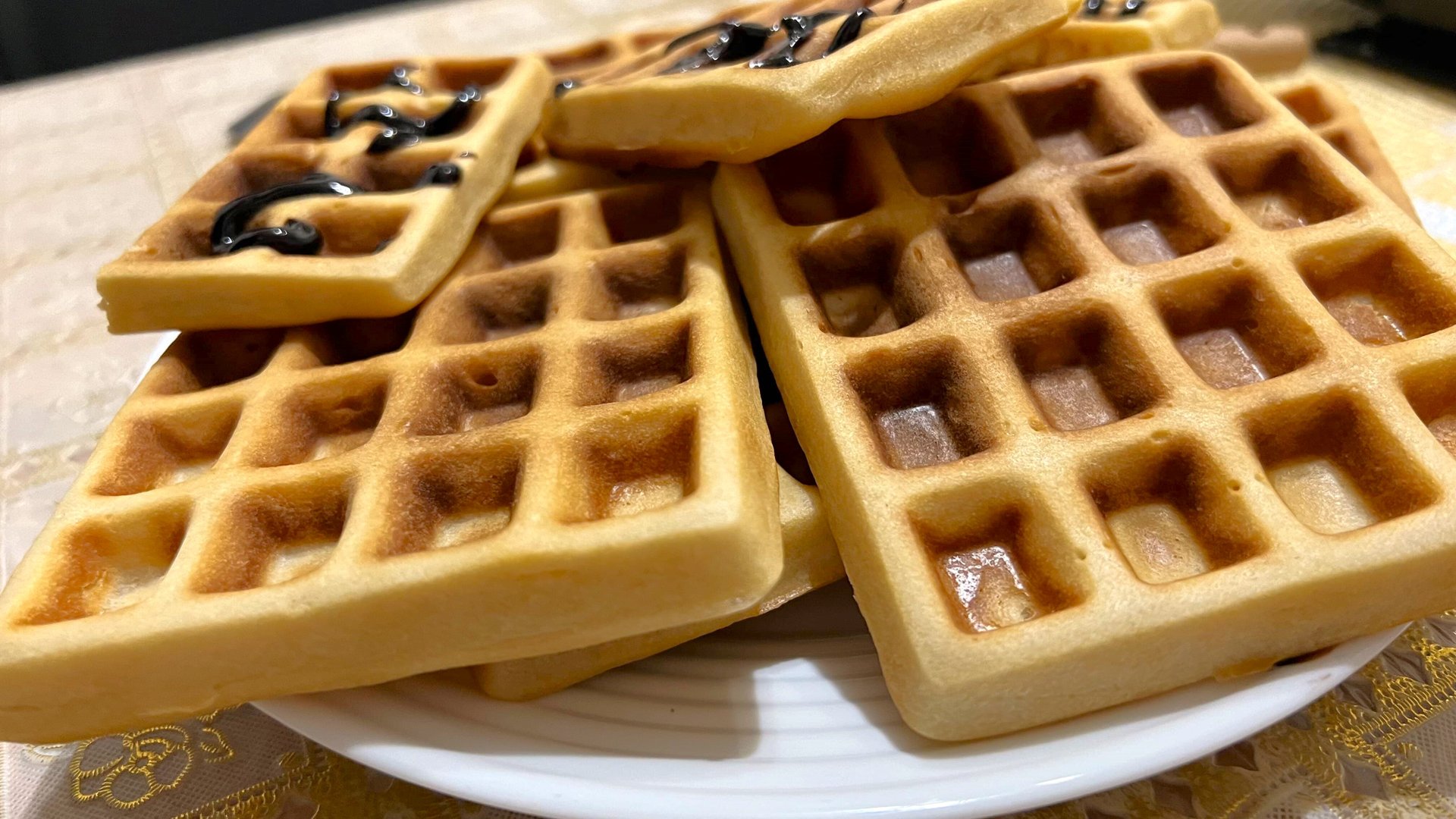 Венские вафли, как приготовить и все ингредиенты для замеса теста смотреть онлайн