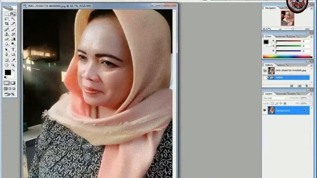 1 LANGKAH PRAKTIS !!...KULIT BERSIH DENGAN NOISEWARE - Photoshop Pemula смотреть онлайн