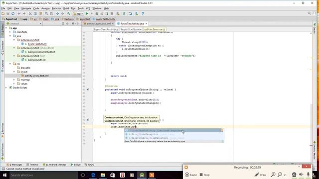 Best Android Course: Async Task with example: part 7 смотреть онлайн