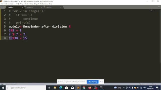 Break and continue keywords in Python смотреть онлайн