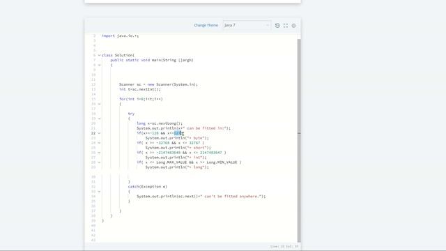 HackerRank: Java Datatypes смотреть онлайн