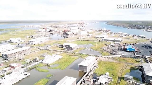 п Нижнеянск с высоты полёта птиц смотреть онлайн