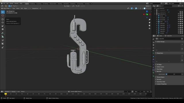 Blender Timelapse - Steampunk Typography [font] смотреть онлайн