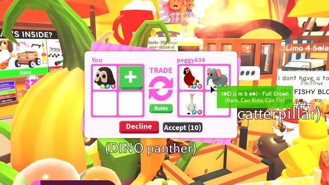 TRADING NEON OWL IN RICH ADOPT ME SERVER (Roblox trade proof) смотреть онлайн