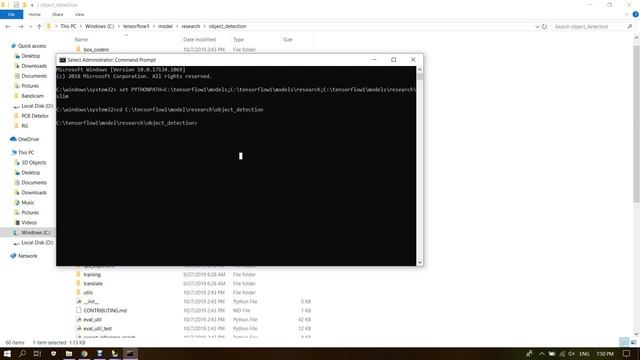 How To Train an Object Detection Classifier Using TensorFlow (CPU) on Windows 10 смотреть онлайн