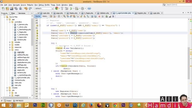 84 PHP Security SQL Injection Validator Class Sanitization with Register Controller смотреть онлайн