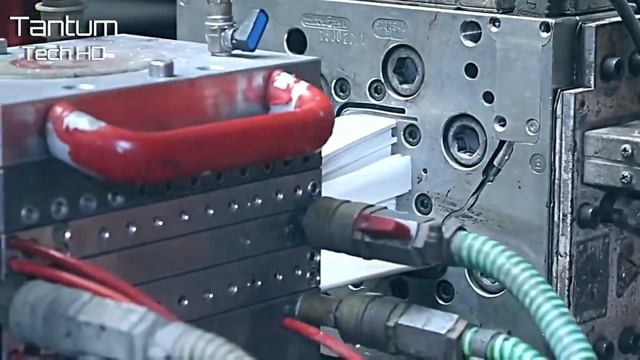 Невероятный процесс экструзии для производства алюминия, ПВХ и других невероятных машин смотреть онлайн