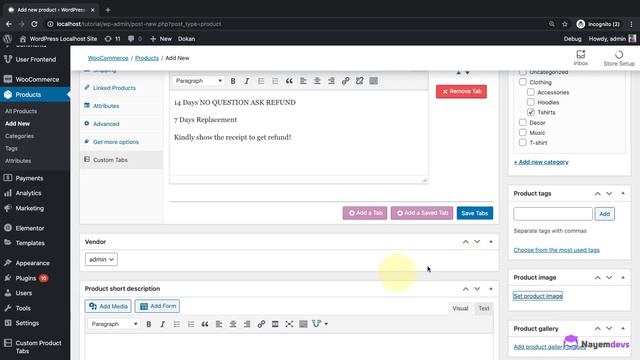 How to add custom tab in WooCommerce Product page - NO CODE REQUIRED!!!! смотреть онлайн