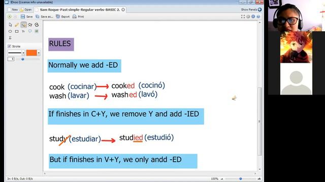 PAST SIMPLE: REGULAR VERBS - I PART (B2) смотреть онлайн