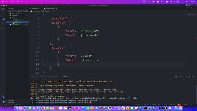 สอน Deploy โปรเจค NodeJS Express API ง่ายๆ บน Vercel ??? смотреть онлайн