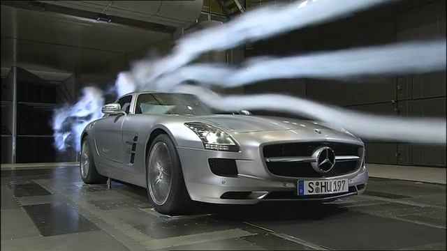 Mercedes-Benz SLS AMG Developement and Testing Wind tunnel смотреть онлайн