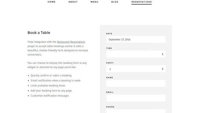 Give Your Restaurant a Premium Website - Plate Wordpress Review смотреть онлайн