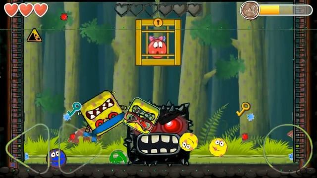 Red Ball 4 - 'GREEN GHOST SOCCER BALL + 2 SPONGEBOB BALLS' + 'REDBERRY' with VOLUME 2, 4 & 5 BOSSES смотреть онлайн