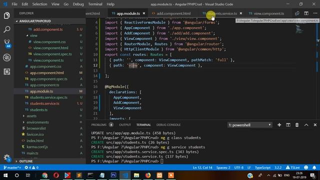 4. Angular7 PHP MySql CRUD operation | Angular 7 PHP MySql Insert Update Delete смотреть онлайн