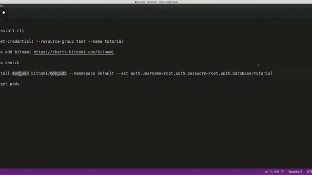 Como subir um serviço de Mongo utilizando Kubernetes e HELM na Azure смотреть онлайн