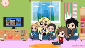 Nace and Friends reacts to Mario React to Nintendo Memes 11 F.T. Meggy (Gacha Club)