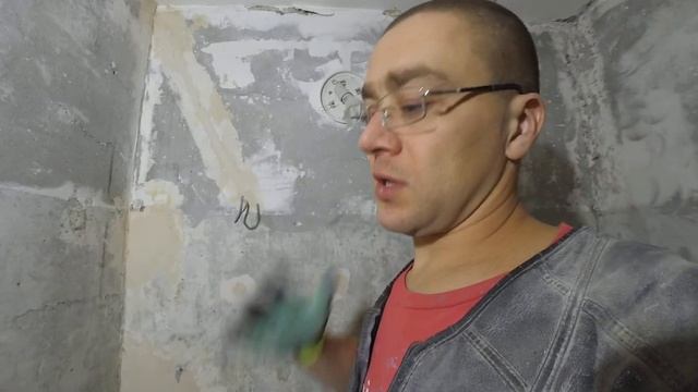 Чем Штукатурить стены в Ванной комнате. Влагостойкая гипсовая штукатурка или ЦСП. смотреть онлайн