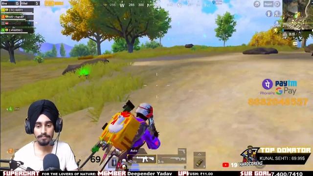 PUBG MOBILE LIVE || NEW NAME 【TH】HARDYY || DONATIONS ON SCREEN || #KISANEKTAZINDABAAD смотреть онлайн