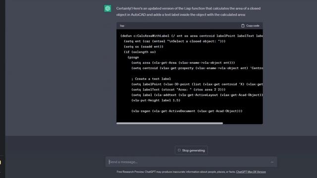 AI + AutoCAD Can Chatgpt Create Lisp Coding and Fixed The code Error смотреть онлайн