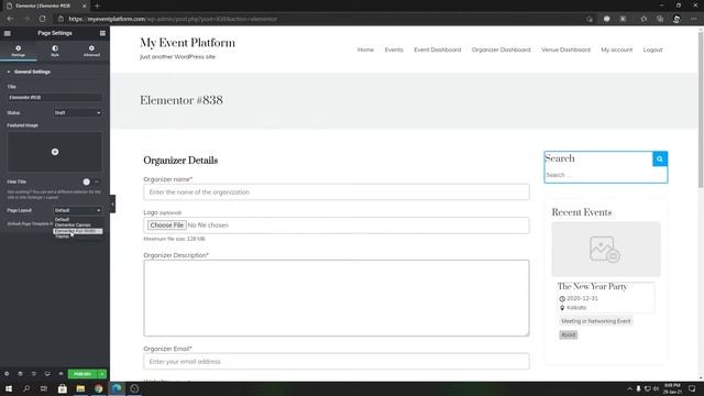 How To Create Submit Organizer Form with Elementor In #WordPress смотреть онлайн