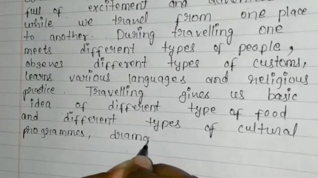 Importance Of Travelling Paragraph Writing |Essay On Importance Of Travelling |Benefit Of Travellin