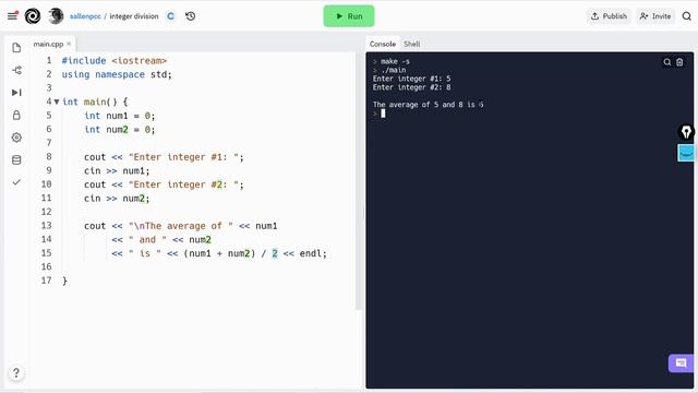 07. Integer Division смотреть онлайн