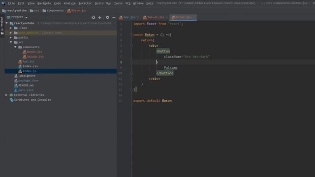 REACT 2020 | 06 EVENTOS - onClick смотреть онлайн