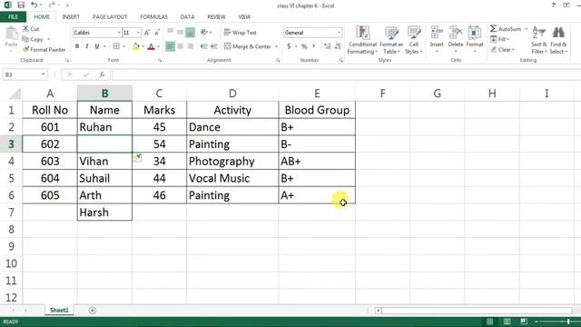 How to insert a cell row and a columns in MS Excel 2013 | Excel tutorials for beginners | #D.Sujit смотреть онлайн