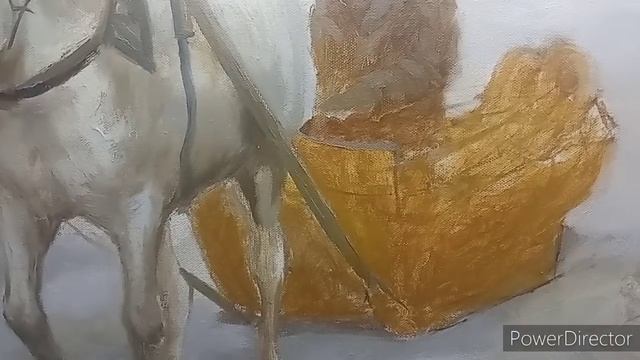 Живопись маслом. Как написать зимний пейзаж? Художник Голубев Александр смотреть онлайн