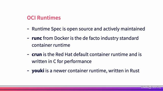 1.3_OCI and CRI runtimes - (1. Docker Explained) смотреть онлайн