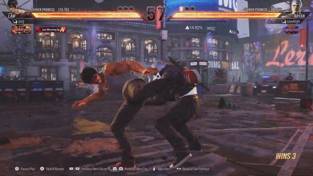 Tekken 8 - Aggressive Bryan (LowHigh) - Tekken 8 Replay System смотреть онлайн